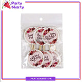 Small Baat Pakki Cup Cake Topper For Dessert Decoration & Celebration