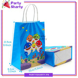 Baby Shark Goody Paper Bag Pack Of 6 Baby Shark Theme Favor Bags
