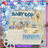 100pcs Baby Boy Theme Set for Welcome Baby / Baby Shower Event Decoration and Celebration