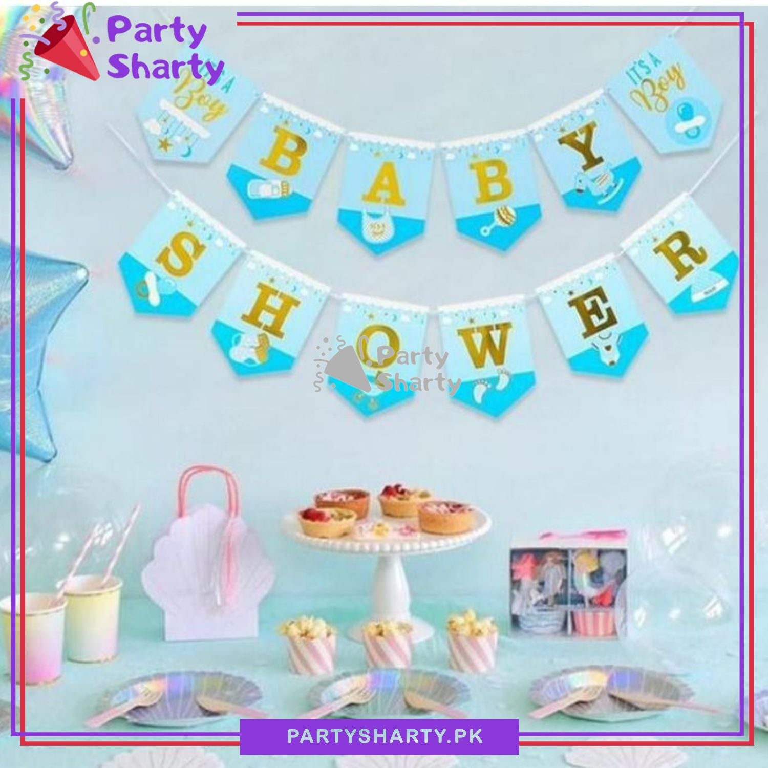 Baby Shower Card Banner for Baby Shower / Gender Reveal Party Decoration and Celebration