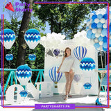 22 inch 4D Aluminum Foil Balloons Hot Air Balloon Foil Balloon For Kid Birthday Party and Event Decoration
