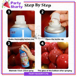 Balloon Shine Spray / Balloon Brightener Spray 450 ml for Latex Balloons Party Decorations and Celebration