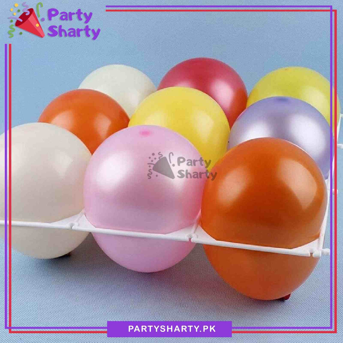 Balloon Grid Frame - 9 Balloon Grid Wall For Birthday & Wedding Party Wall Decoration