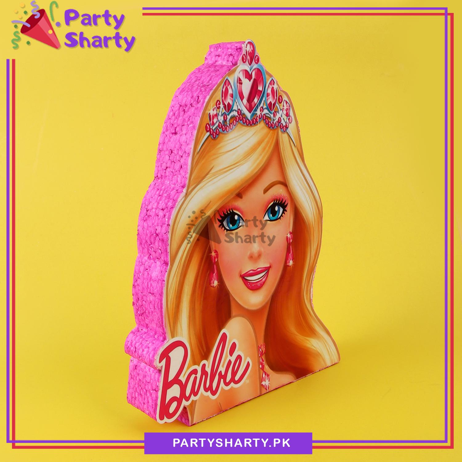 D-6 Barbie Character Thermocol Standee For Barbie Theme Based Birthday Celebration and Party Decoration