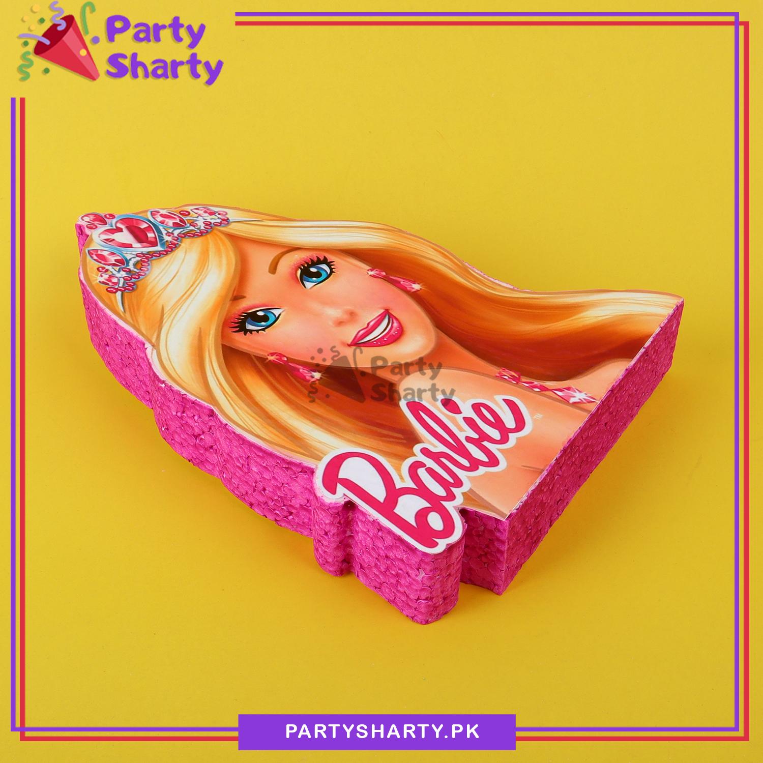 D-6 Barbie Character Thermocol Standee For Barbie Theme Based Birthday Celebration and Party Decoration