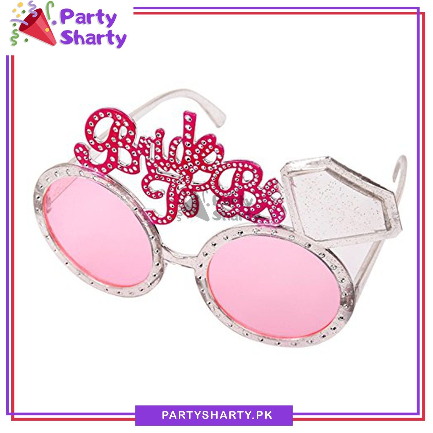 Pink Bride To Be Glasses Bride Sunglasses For Bridal Shower Event