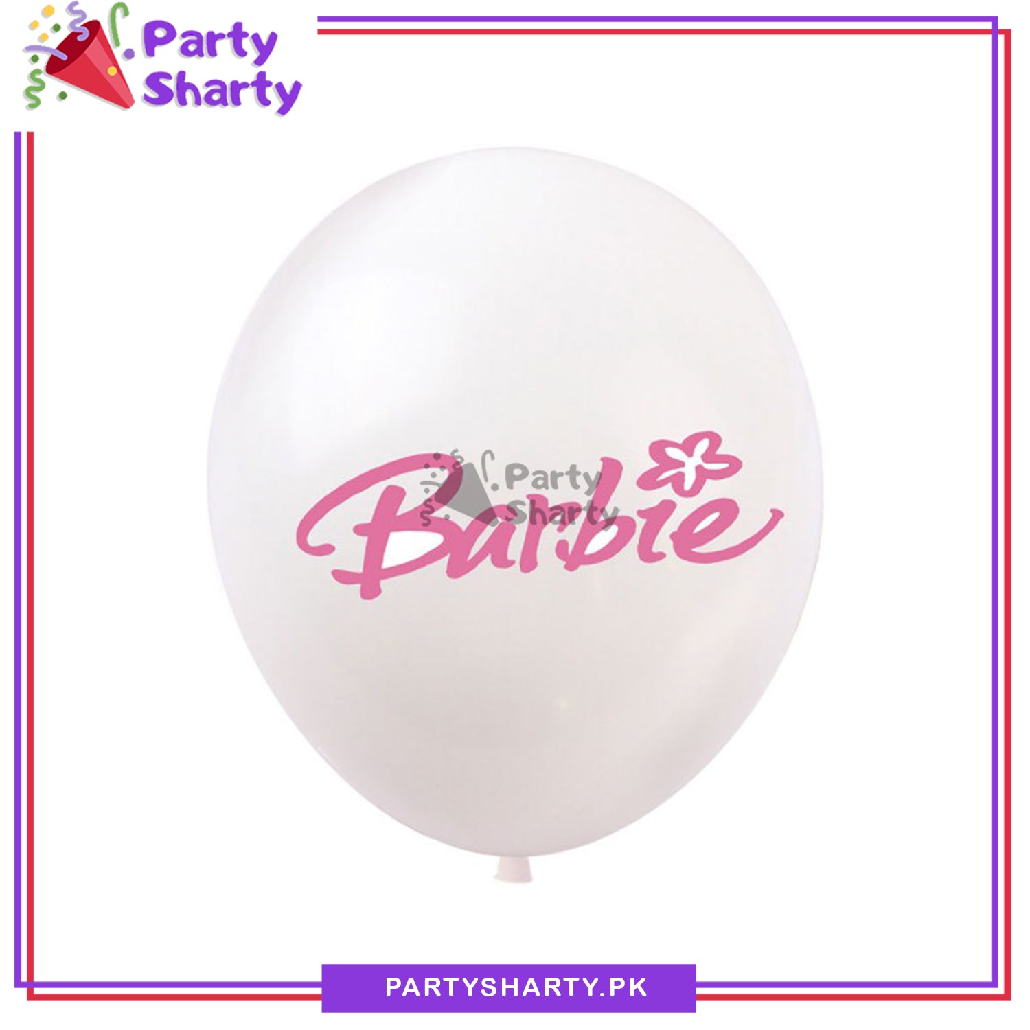 Barbie Printed Latex Balloons For Birthday and Party Decoration