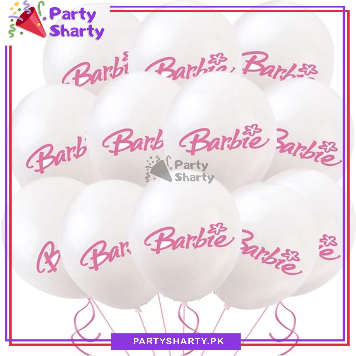 Barbie Doll Birthday Party Supplies Banner Balloons Birthday Set Decoration