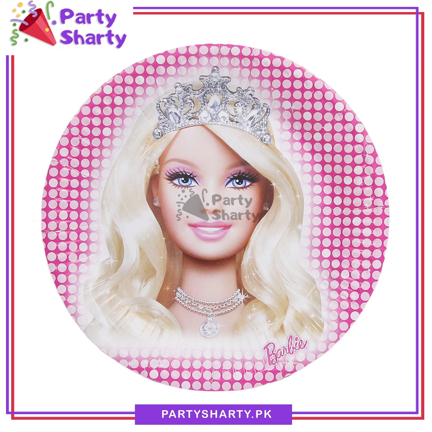 Barbie Doll Theme Party Paper Plates For Themed Cake Paper Desert Party Supplies and Decorations