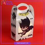 Batman Theme Goody Boxes Pack of 6 For Theme Birthday Decoration and Celebration