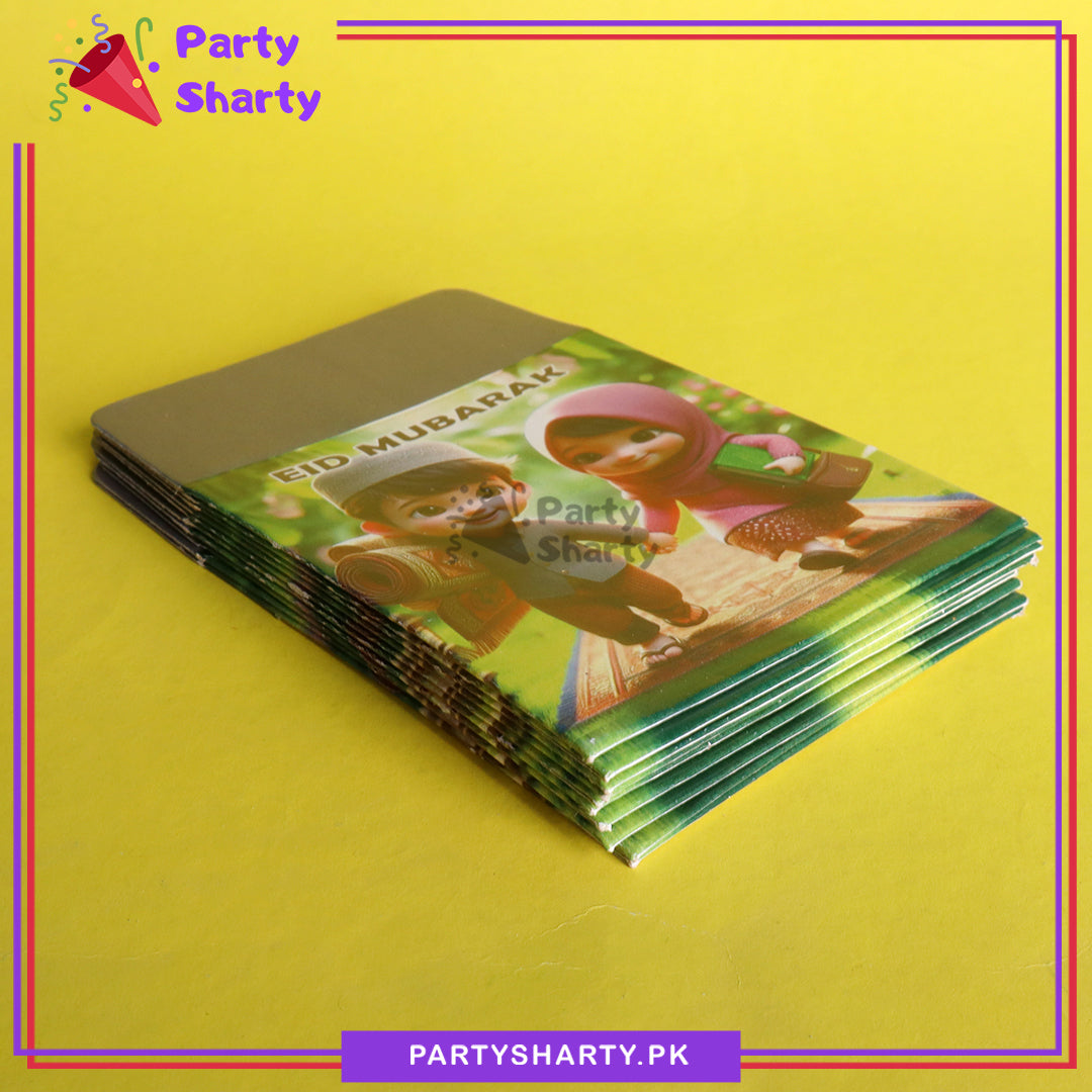 Beautiful Eidi Printed Envelop (Pack 10) For Eid Celebration