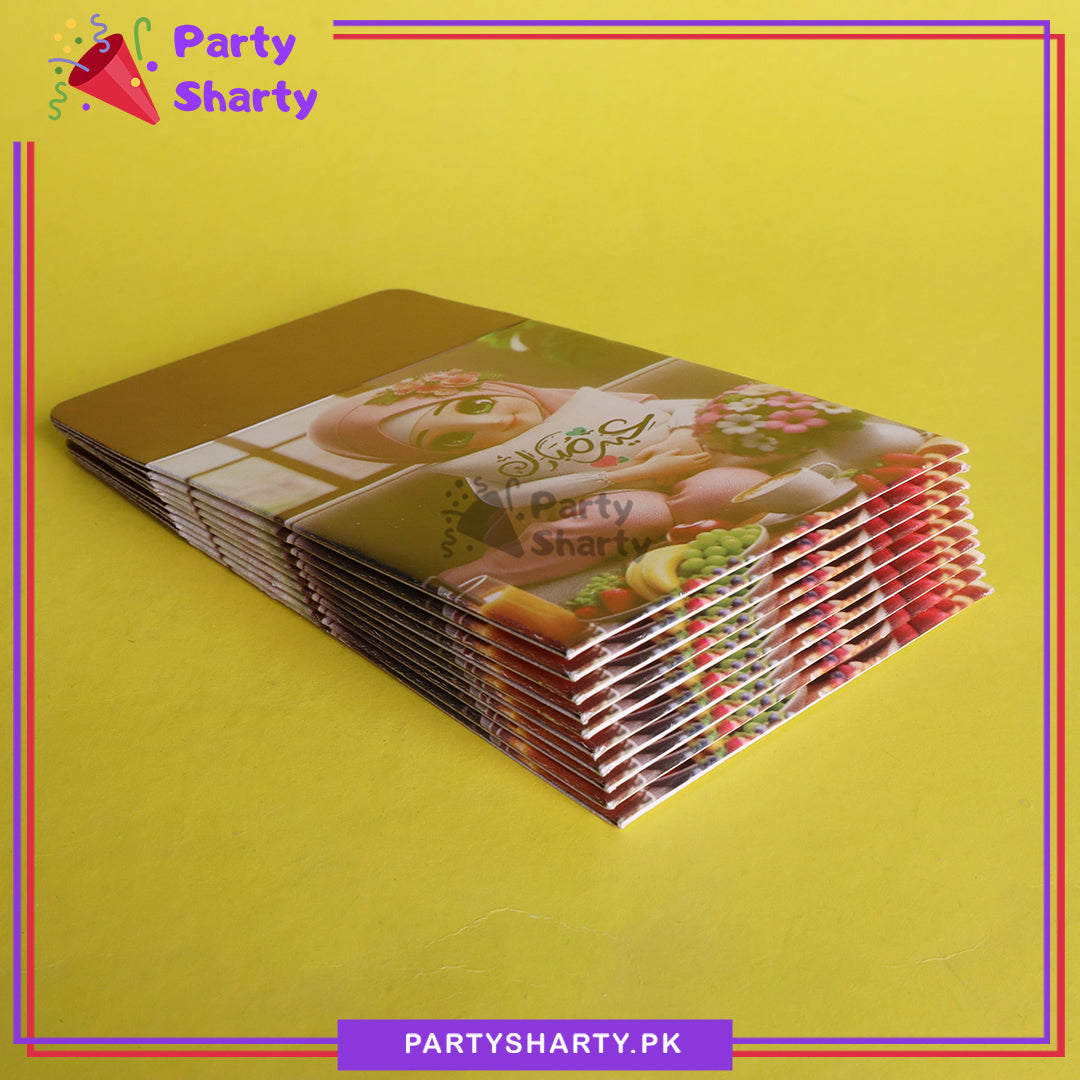 Beautiful Eidi Printed Envelop (Pack 10) For Eid Celebration