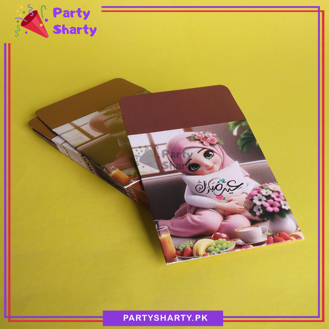 Beautiful Eidi Printed Envelop (Pack 10) For Eid Celebration