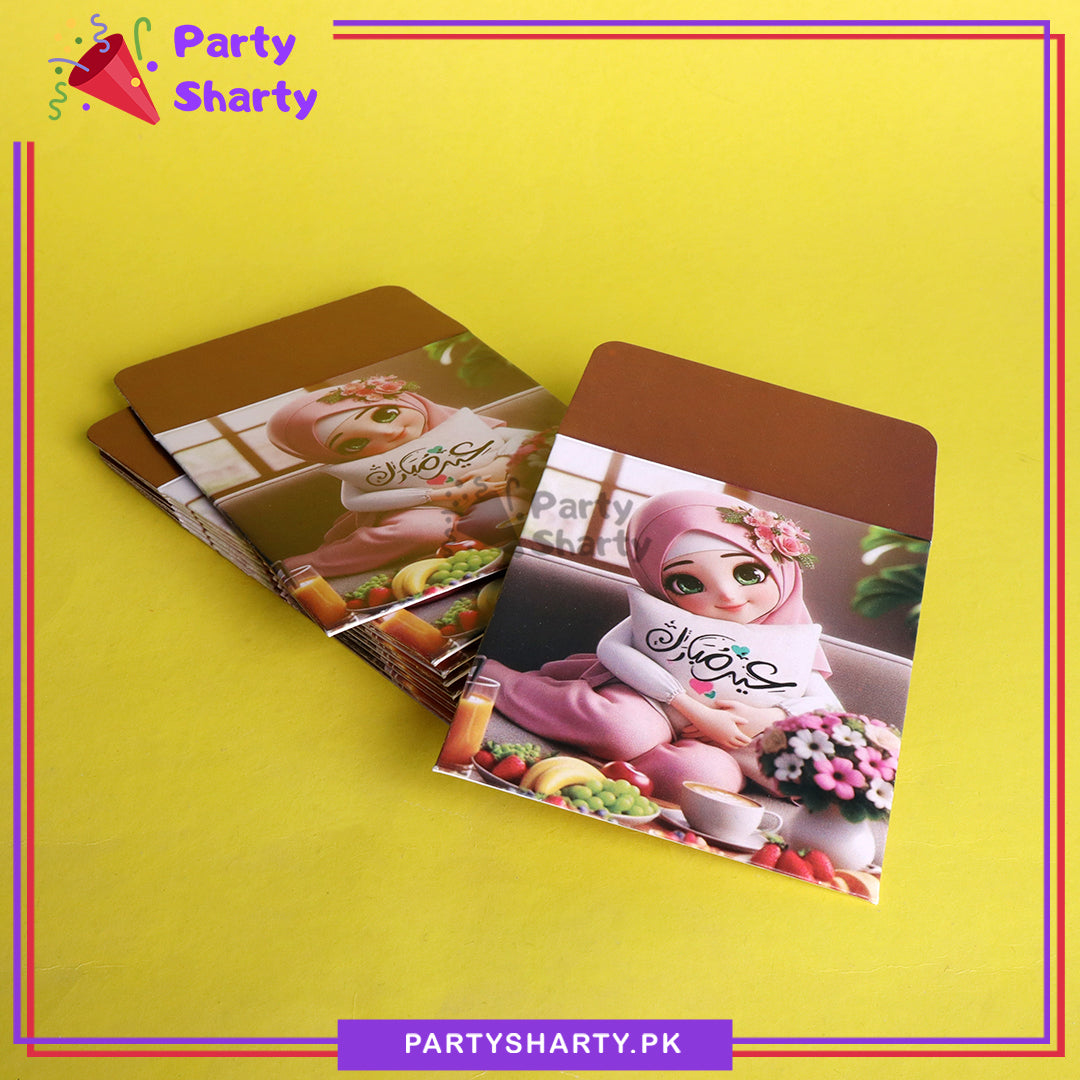Beautiful Eidi Printed Envelop (Pack 10) For Eid Celebration