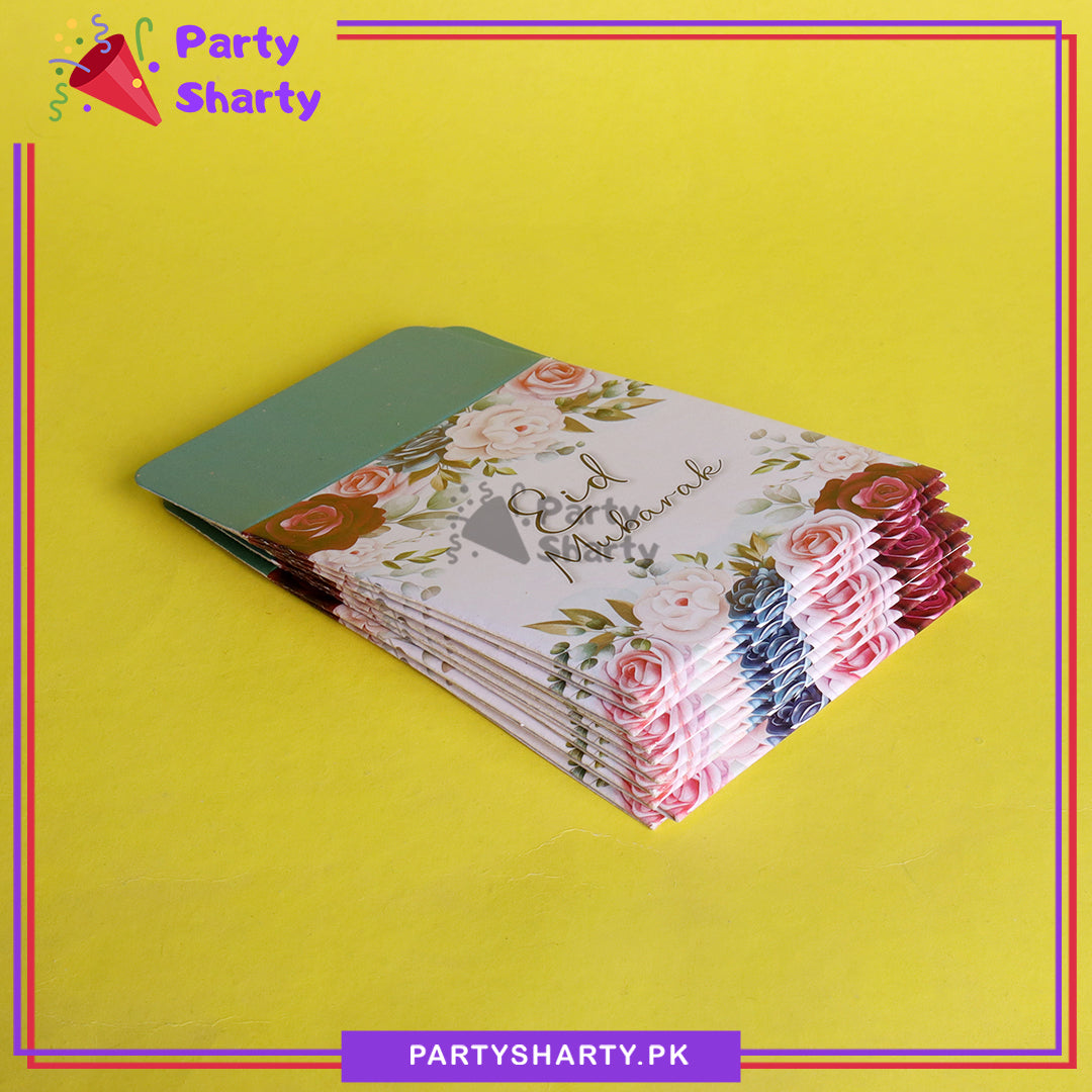 Beautiful Eidi Printed Envelop (Pack 10) For Eid Celebration