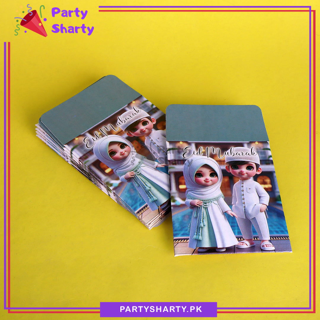 Beautiful Eidi Printed Envelop (Pack 10) For Eid Celebration