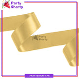 1 inch Satin Ribbon Roll For Birthday, Anniversary, Bridal Shower, Baby Shower and Gift Decoration