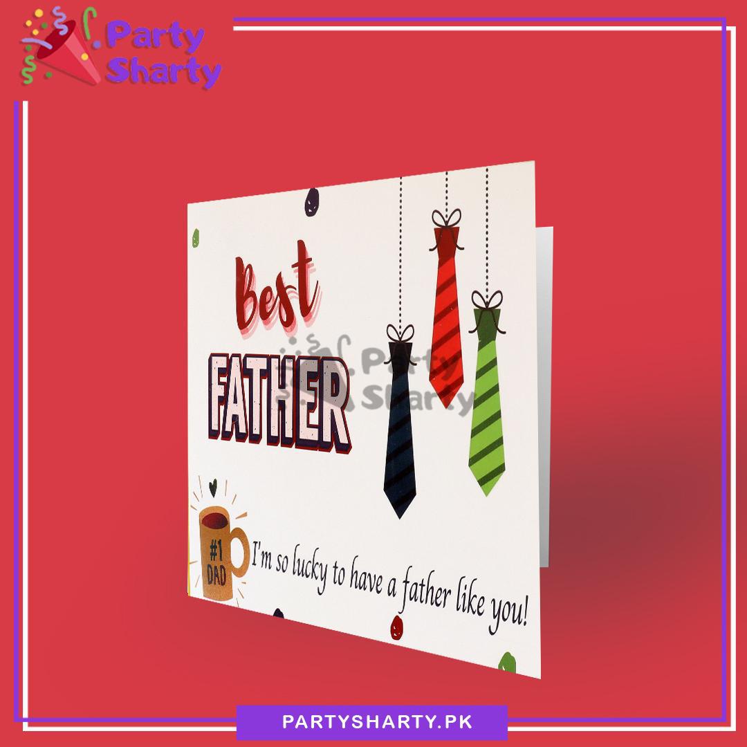 Best Father Greeting Card For Dad's Birthday or Father's Day Celebration