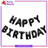 Happy Birthday Foil Balloon Banner for Decoration and Birthday Celebration