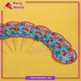 Blippi Theme Cup Cake Topper For Blippi Birthday Theme Party Decoration & Celebration