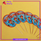 Blippi Theme Cup Cake Topper For Blippi Birthday Theme Party Decoration & Celebration