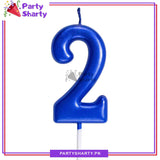 Number Candles Blue For Birthday, Anniversary Cake Decoration and Celebration