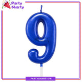 Number Candles Blue For Birthday, Anniversary Cake Decoration and Celebration