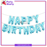 Happy Birthday Foil Balloon Banner for Decoration and Birthday Celebration