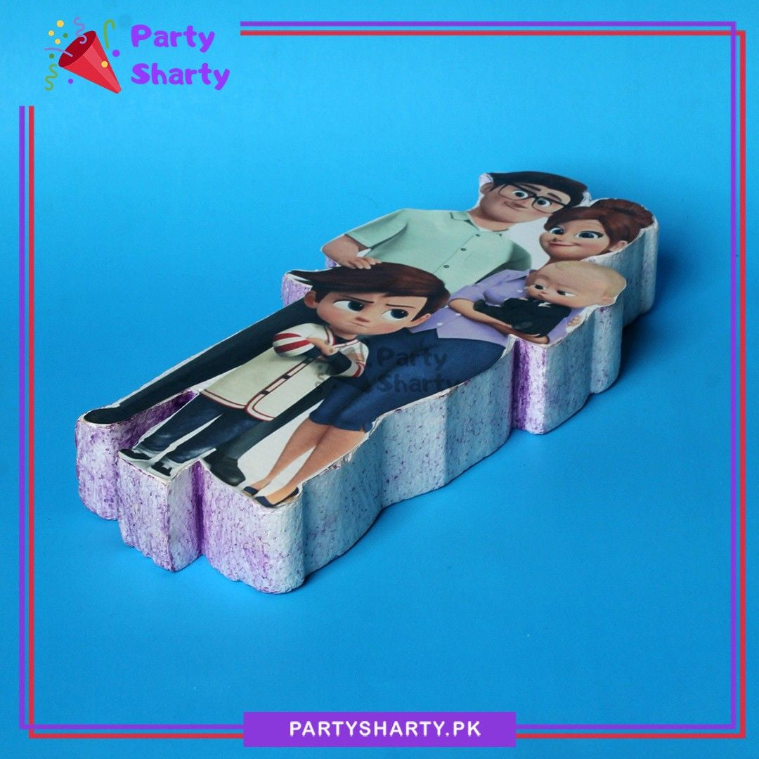 Character Base Party Boss Baby Family Characters Thermocol Standee For Boss Baby Theme Base ...