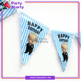 Boss Baby Party Flags Pack of 10 For Boss Baby Birthday Theme Decoration
