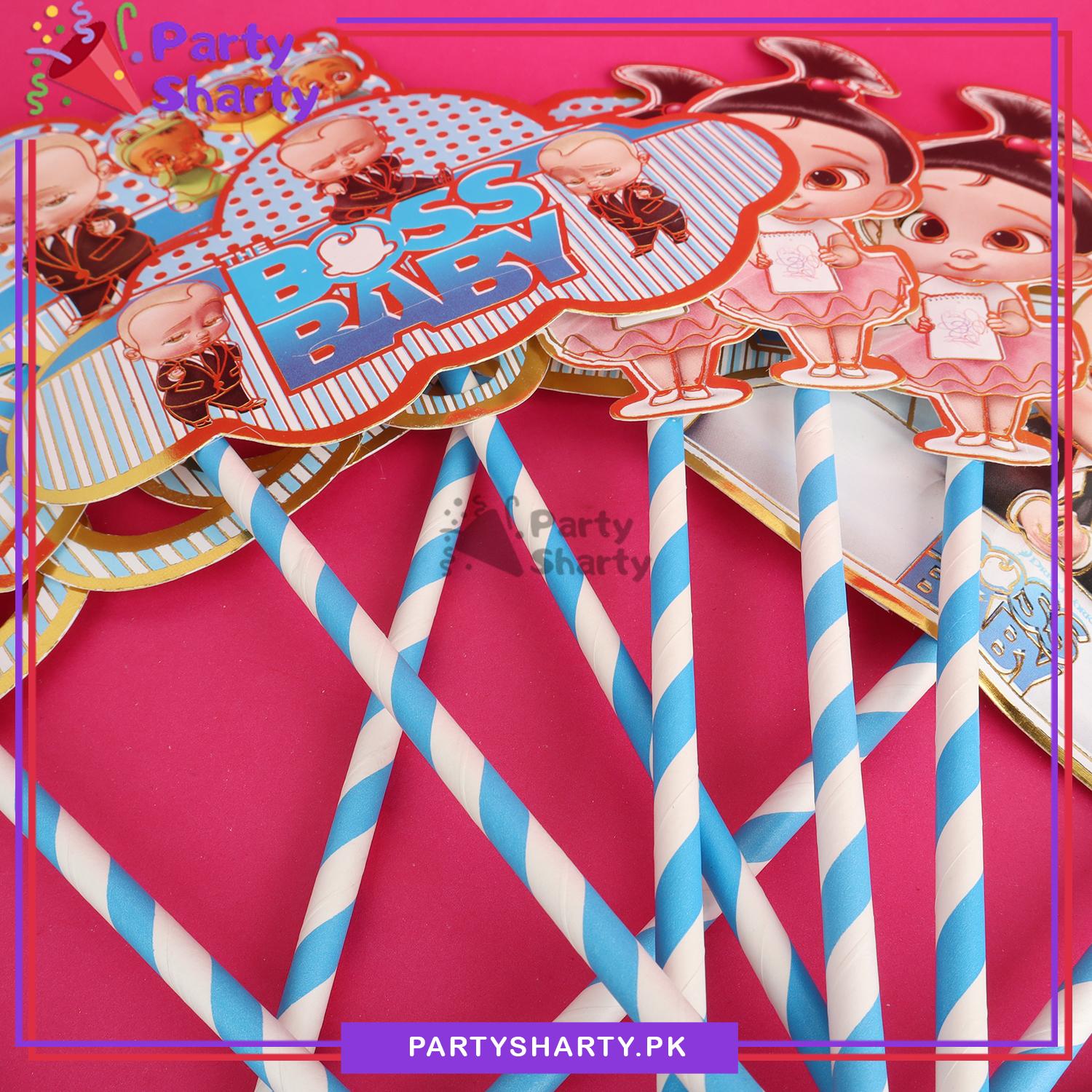 D-2 Boss Baby Theme Photo Booth Props For Boss Baby Theme Birthday Party Celebration and Decoration