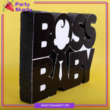 Boss Baby Title Thermocol Standee For Boss Baby Theme Based Birthday Celebration and Party Decoration