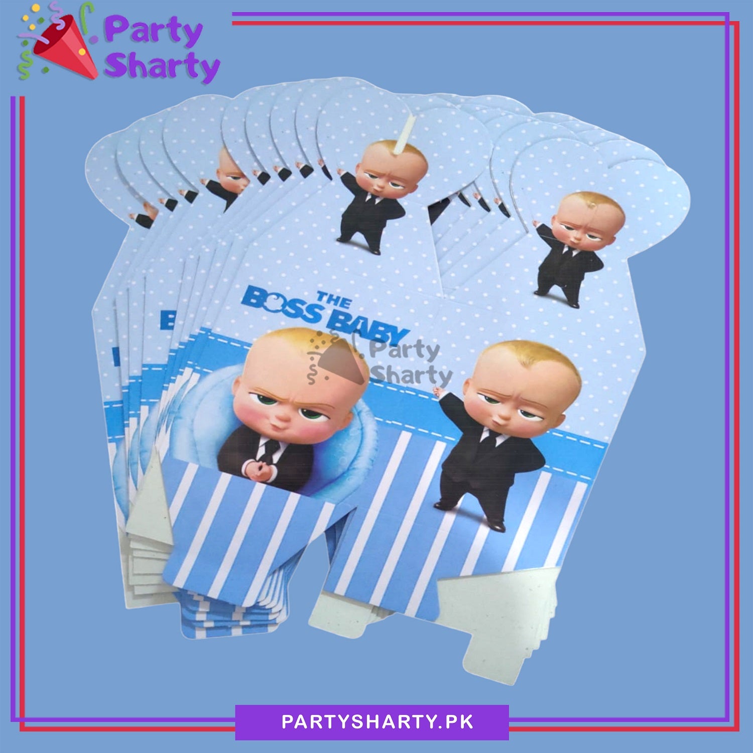 Boss Baby Goody Boxes Pack Of 10 For Boss Baby Theme Birthday