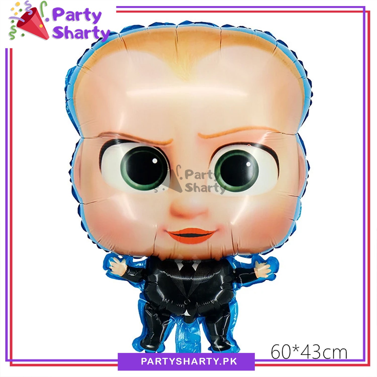 Boss Baby Cartoon Character Foil Balloon For Theme Decoration and Celebration