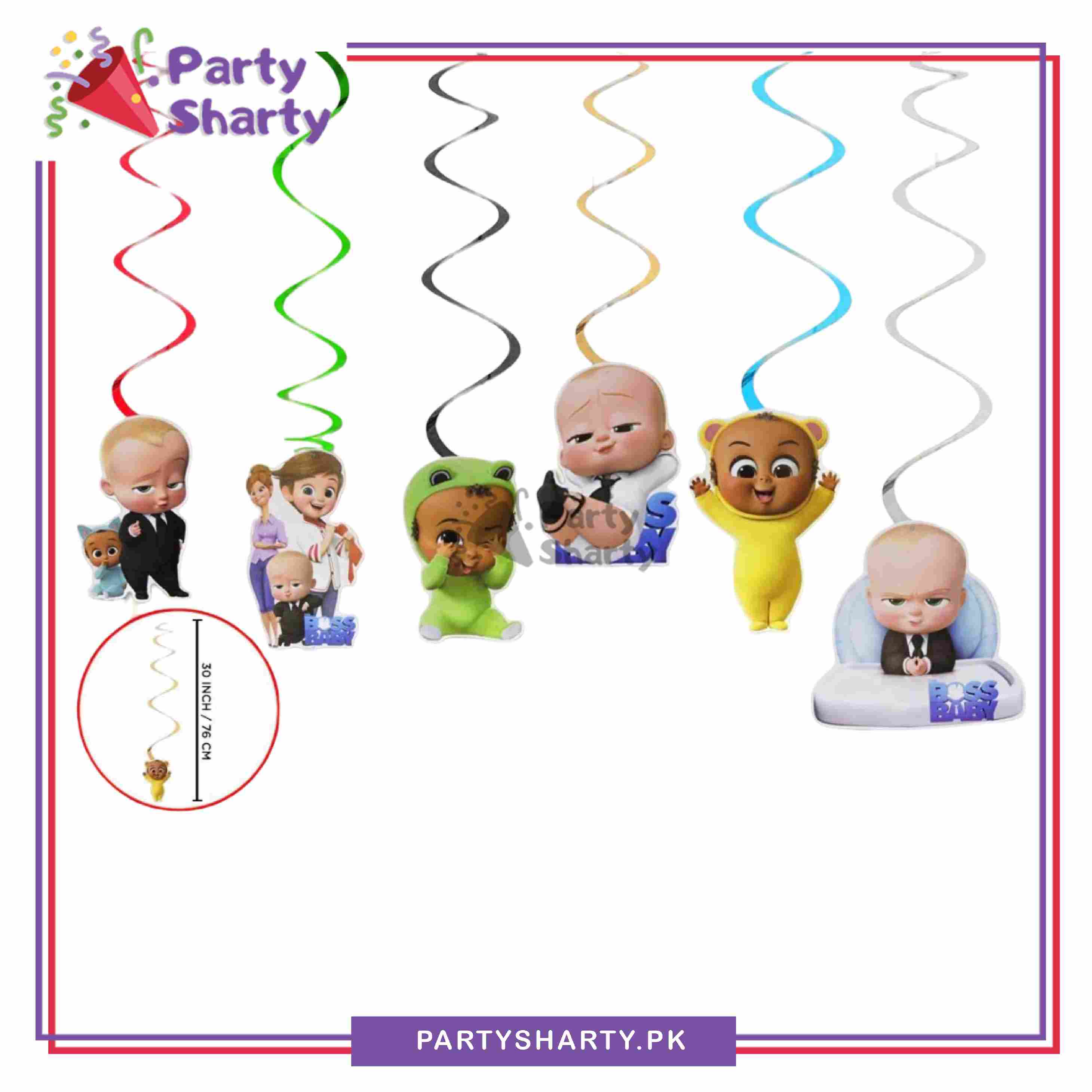 Boss Baby Theme Swirls For Boss Baby Theme Birthday Party and Decoration