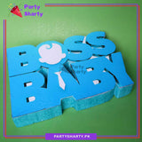 Boss Baby Title Thermocol Standee For Boss Baby Theme Based Birthday Celebration and Party Decoration