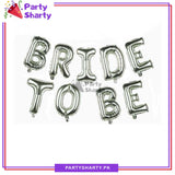 Bride to Be Foil Balloons Banner for Bridal Shower Decoration & Celebration