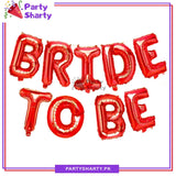 Bride to Be Foil Balloons Banner for Bridal Shower Decoration & Celebration