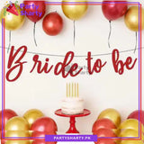 Bride to Be Scripted Banner Bunting For Bridal Shower Party Decoration and Celebration
