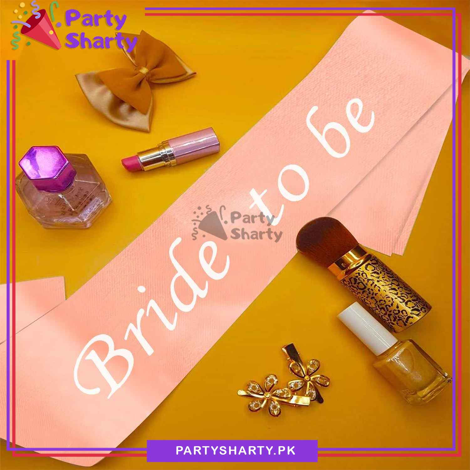 Bride To Be Sash For Bridal Shower Event and Celebration