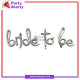 Bride to Be Foil Scripted Balloon Banner for Bridal Shower Party Decoration and Celebration