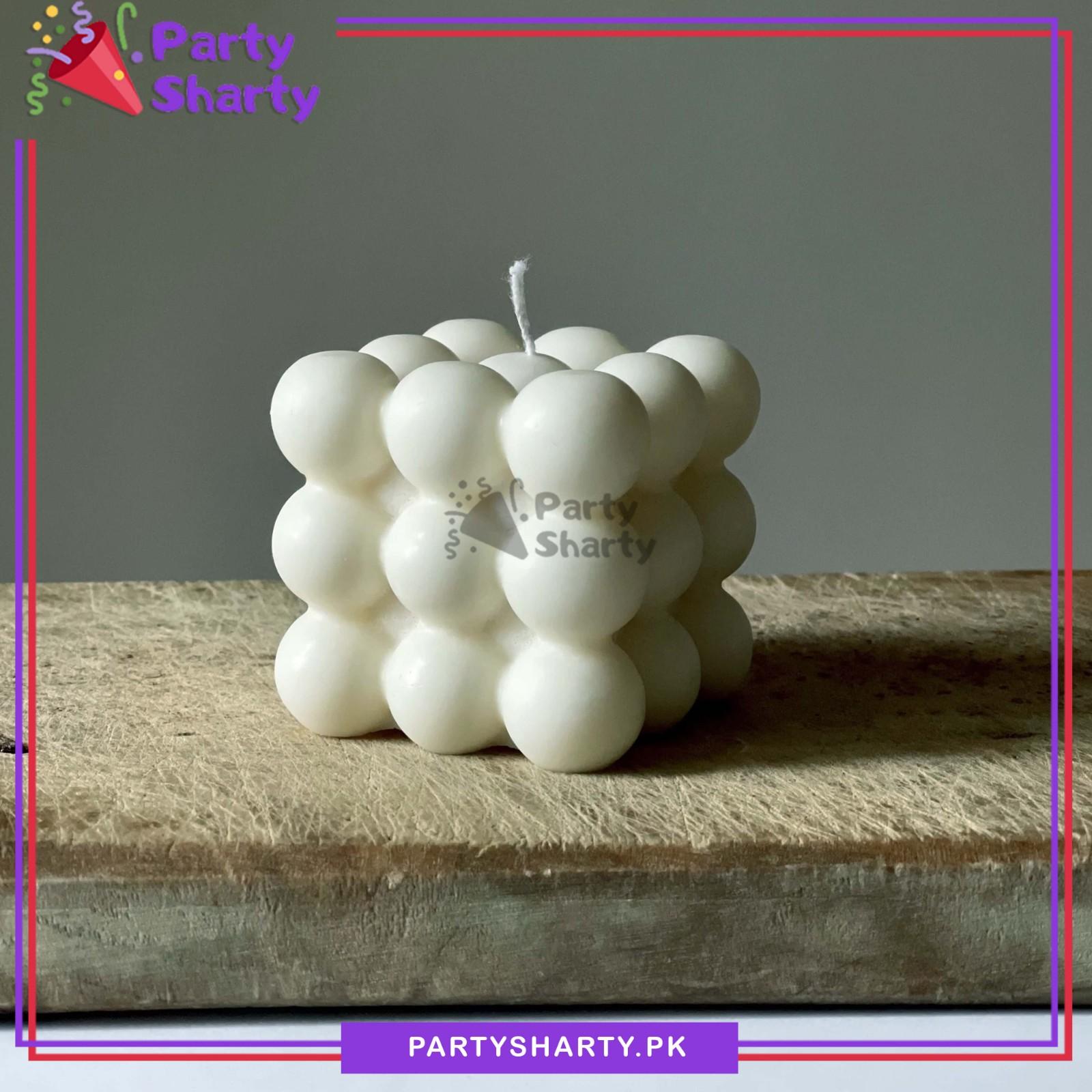 Bubble Cube Soy Wax Scented Candles For Home Decoration