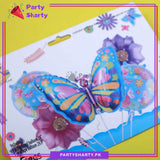 Butterfly Theme Foil Balloon Set of 5 Pieces for Birthday Parties Decoration & Celebrations