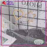 Star / Heart Shaped Sparkle Candle Birthday Party - 5cm