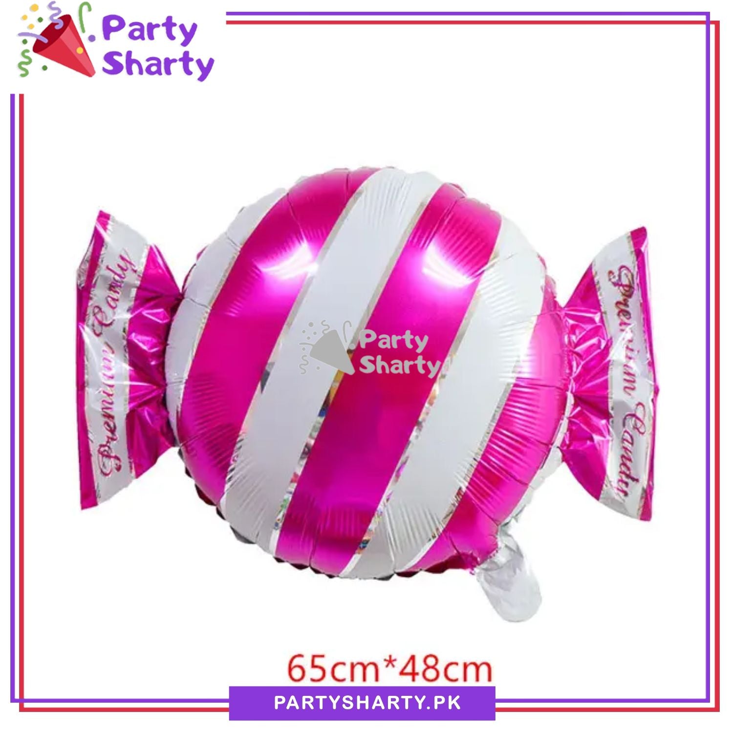 Premium Candy / Toffee Shaped Foil Balloon for Candyland Theme Birthday Celebration and Decoration