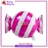Premium Candy / Toffee Shaped Foil Balloon for Candyland Theme Birthday Celebration and Decoration