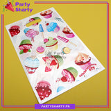 Candyland Theme Goody Bags Pack of 10 For Candy, Donut / Ice-cream Theme Party Decoration and Celebration