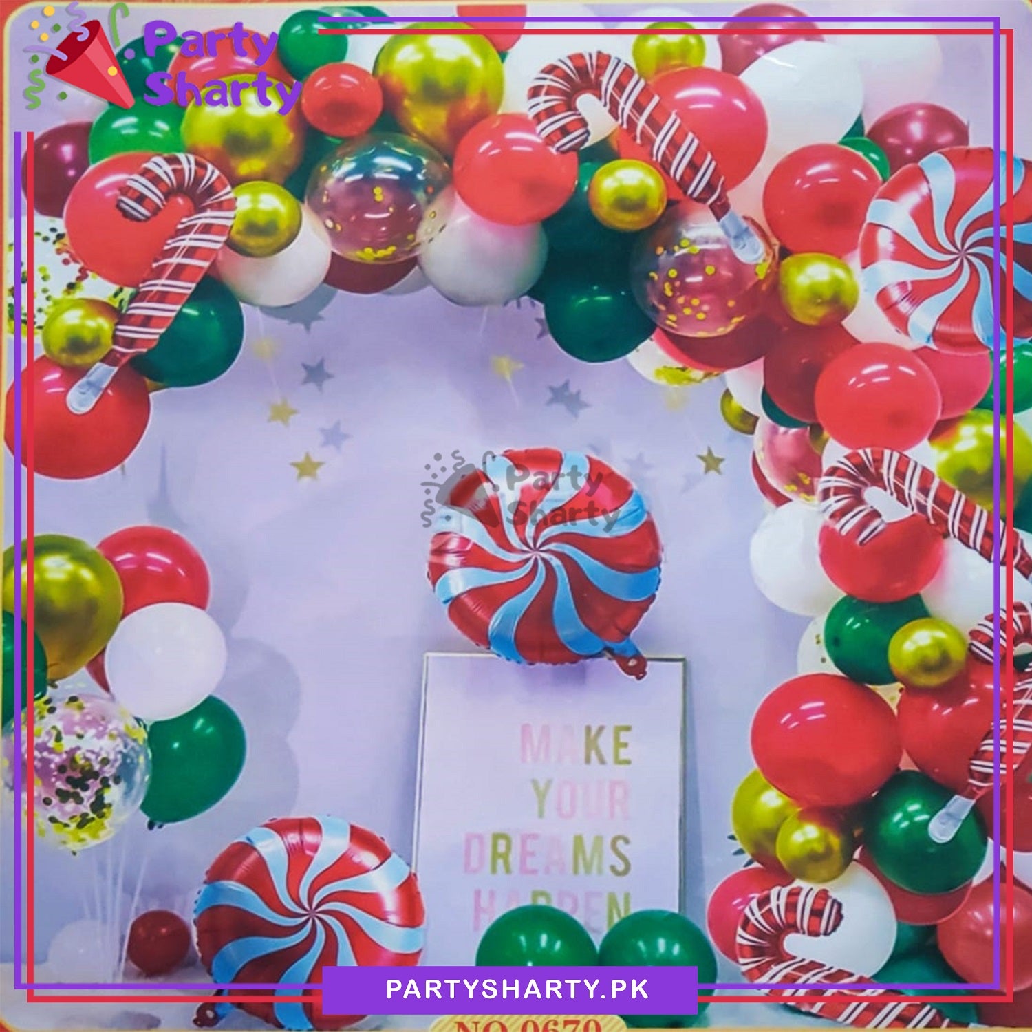 Happy Birthday Candy Theme Set For Candy Land Theme Birthday Decoratio ...