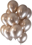 Metallic Chrome Balloons (Pack of 10) For Birthday, Wedding, Anniversary, Baby Shower Party Decoration