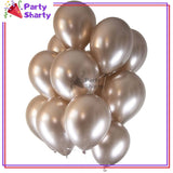 Metallic Chrome Balloons (Pack of 25) For Birthday, Wedding, Anniversary, Baby Shower Party Decoration
